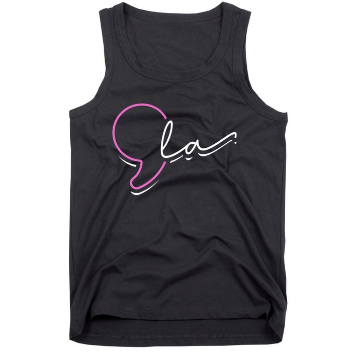 Cute Kamala Harris Comma La Tank Top