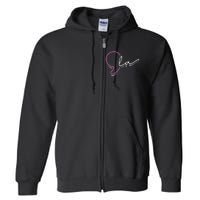 Cute Kamala Harris Comma La Full Zip Hoodie