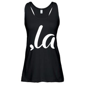 Cute Kamala Harris Comma La Ladies Essential Flowy Tank