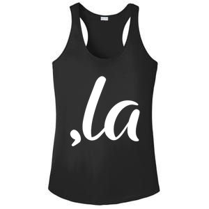 Cute Kamala Harris Comma La Ladies PosiCharge Competitor Racerback Tank