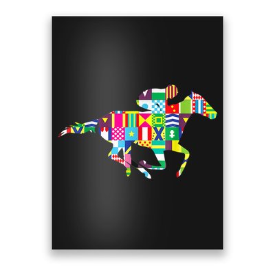 Cute Kentucky Horse Racing Silks Poster