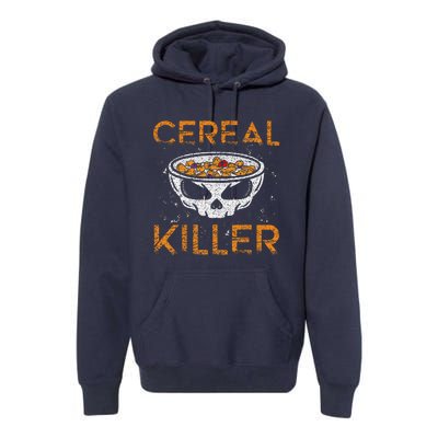 Cereal Killer Halloween Night Spooky Breakfast Milk Cereals Gift Premium Hoodie