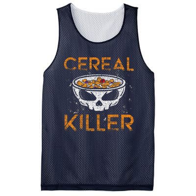 Cereal Killer Halloween Night Spooky Breakfast Milk Cereals Gift Mesh Reversible Basketball Jersey Tank