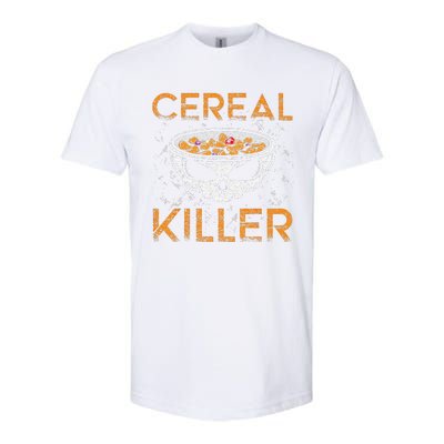 Cereal Killer Halloween Night Spooky Breakfast Milk Cereals Gift Softstyle CVC T-Shirt