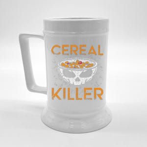 Cereal Killer Halloween Night Spooky Breakfast Milk Cereals Gift Beer Stein