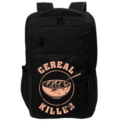 Cereal Killer Halloween Night Spooky Breakfast Milk Cereals Impact Tech Backpack