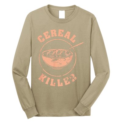 Cereal Killer Halloween Night Spooky Breakfast Milk Cereals Long Sleeve Shirt