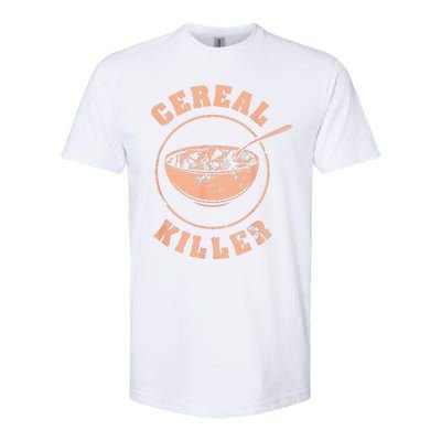 Cereal Killer Halloween Night Spooky Breakfast Milk Cereals Softstyle® CVC T-Shirt