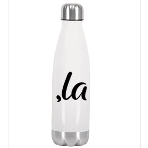 Cute Kamala Harris Comma La Stainless Steel Insulated Water Bottle