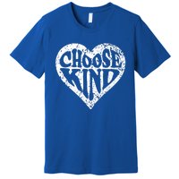 Choose Kind Heart Choose Kindness Anti Bullying Unity Day Funny Gift Premium T-Shirt