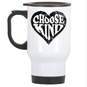 Choose Kind Heart Choose Kindness Anti Bullying Unity Day Funny Gift Stainless Steel Travel Mug