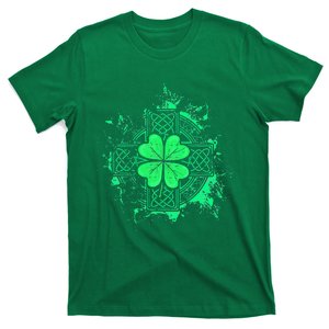 Celtic Knot Irish Shamrock Three Leaf Clover St Patricks Day T-Shirt