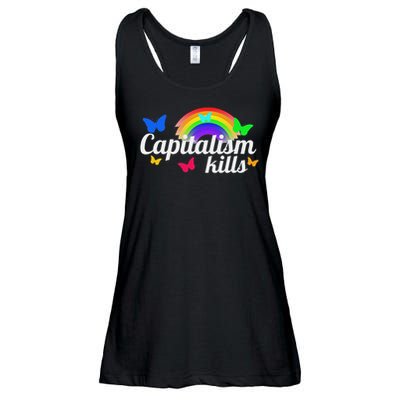 Capitalism Kills Ironic Anti Capitalist Ladies Essential Flowy Tank
