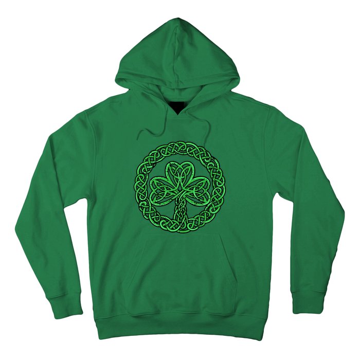 Celtic Knot Irish Shamrock 3Leaf Clover St Pats Day Hoodie