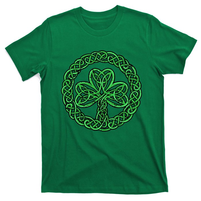 Celtic Knot Irish Shamrock 3Leaf Clover St Pats Day T-Shirt