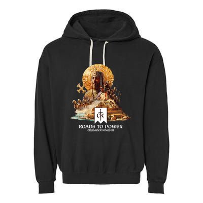 Crusader Kings Iii Roads To Power Garment-Dyed Fleece Hoodie