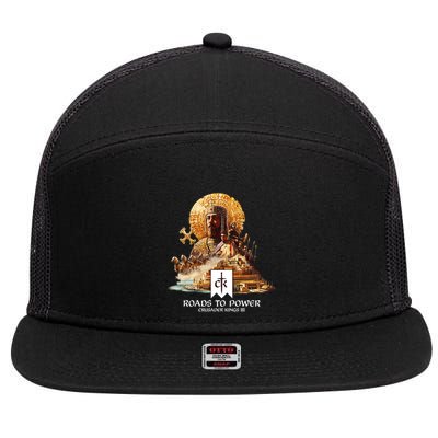 Crusader Kings Iii Roads To Power 7 Panel Mesh Trucker Snapback Hat