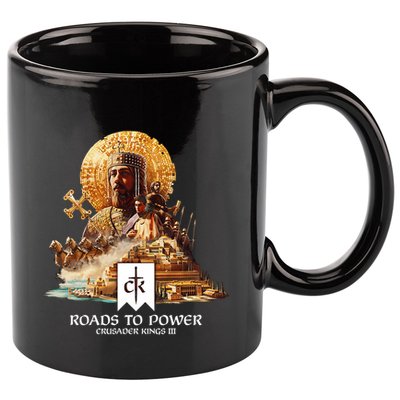 Crusader Kings Iii Roads To Power 11oz C Handle Ceramic Mug