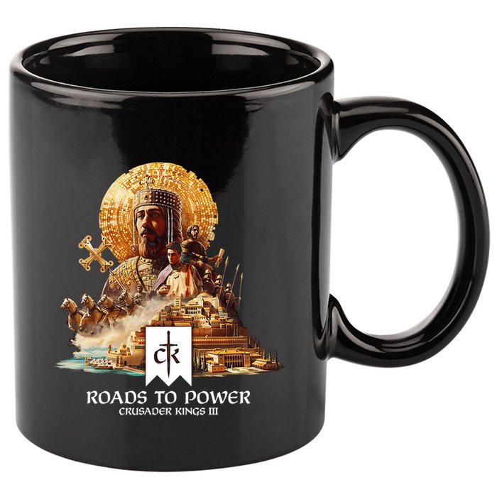 Crusader Kings Iii Roads To Power 11oz C Handle Ceramic Mug