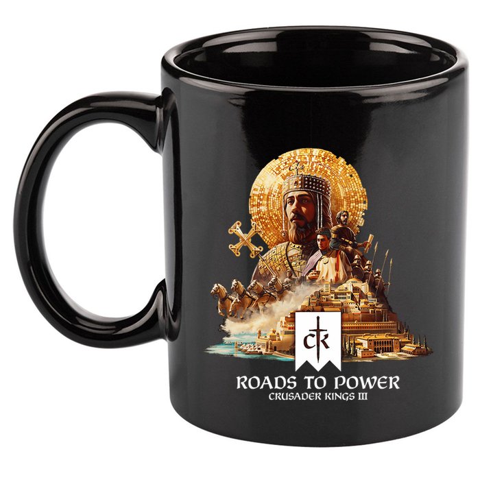 Crusader Kings Iii Roads To Power 11oz C Handle Ceramic Mug