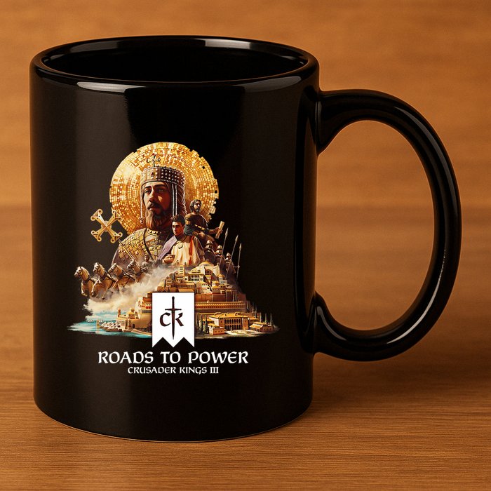 Crusader Kings Iii Roads To Power 11oz C Handle Ceramic Mug