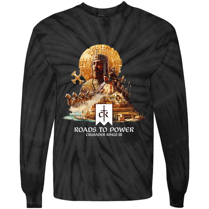 Crusader Kings Iii Roads To Power Tie-Dye Long Sleeve Shirt