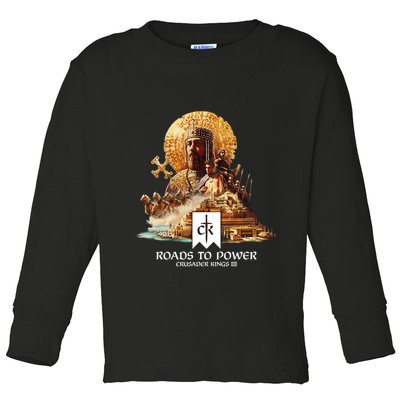 Crusader Kings Iii Roads To Power Toddler Long Sleeve Shirt