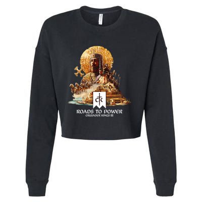 Crusader Kings Iii Roads To Power Cropped Pullover Crew