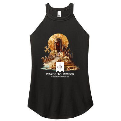 Crusader Kings Iii Roads To Power Women's Perfect Tri Rocker Tank