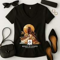 Crusader Kings Iii Roads To Power Women's V-Neck T-Shirt