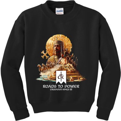 Crusader Kings Iii Roads To Power Kids Sweatshirt