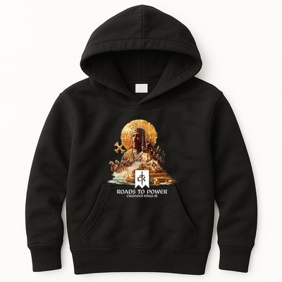 Crusader Kings Iii Roads To Power Kids Hoodie
