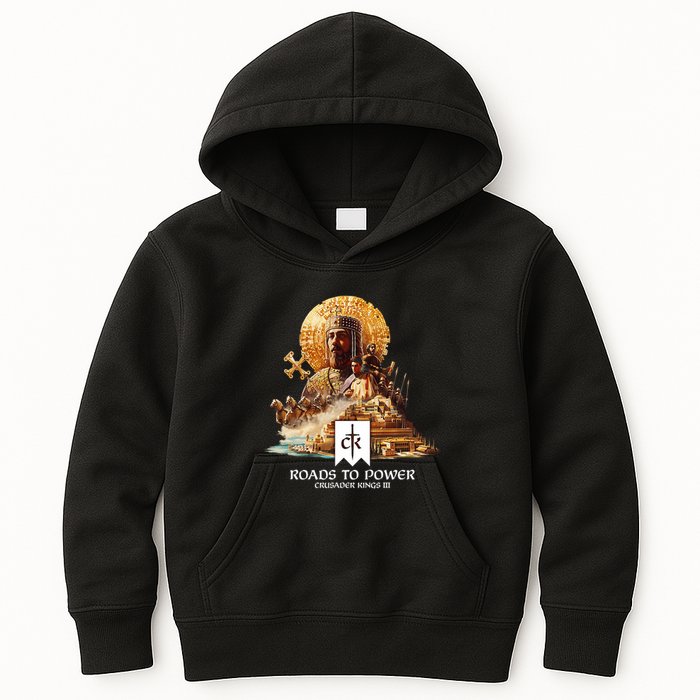 Crusader Kings Iii Roads To Power Kids Hoodie