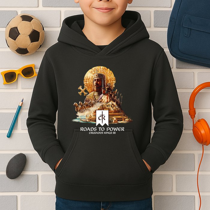 Crusader Kings Iii Roads To Power Kids Hoodie