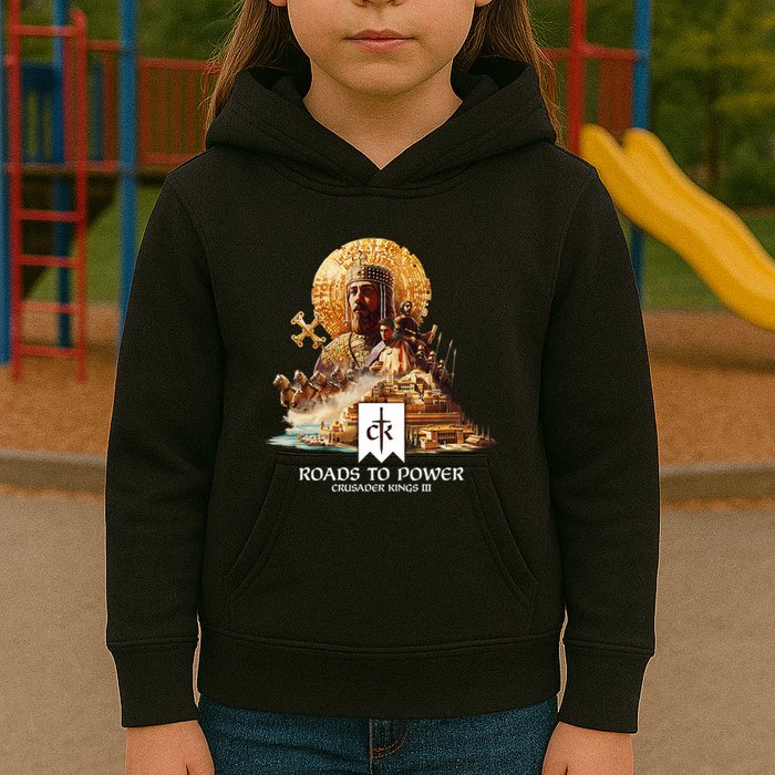 Crusader Kings Iii Roads To Power Kids Hoodie