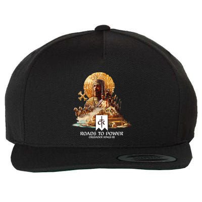 Crusader Kings Iii Roads To Power Wool Snapback Cap