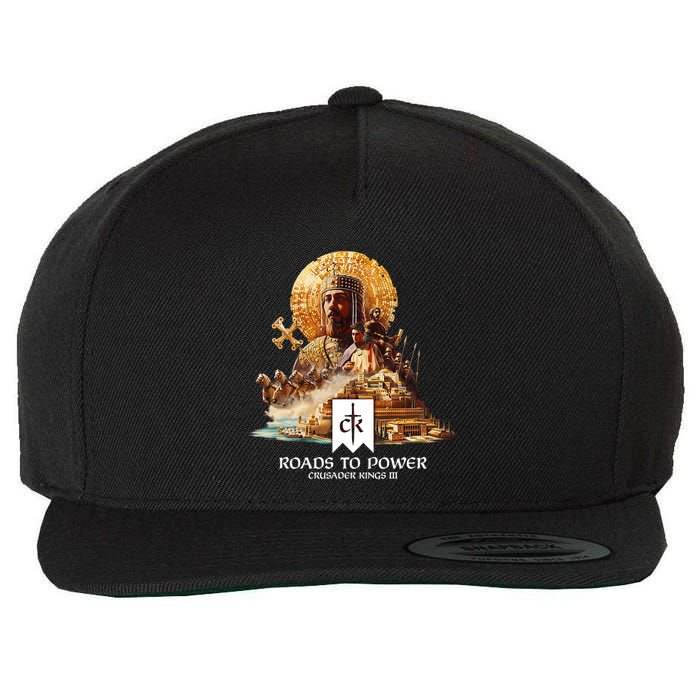 Crusader Kings Iii Roads To Power Wool Snapback Cap