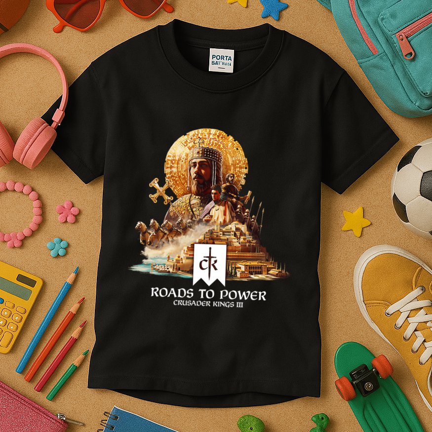 Crusader Kings Iii Roads To Power Kids T-Shirt
