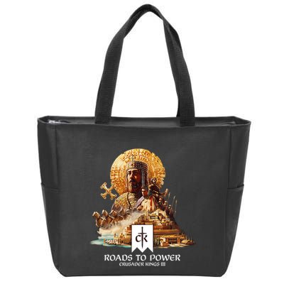 Crusader Kings Iii Roads To Power Zip Tote Bag