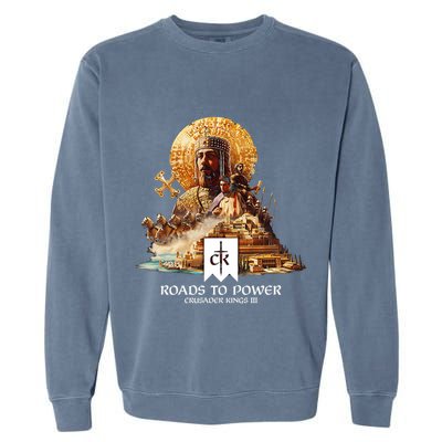 Crusader Kings Iii Roads To Power Garment-Dyed Sweatshirt