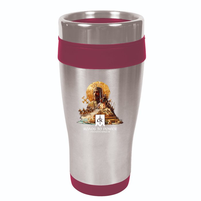 Crusader Kings Iii Roads To Power 16oz Travel Tumbler