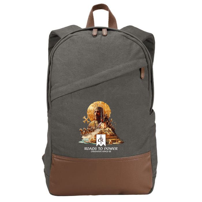Crusader Kings Iii Roads To Power Cotton Canvas Backpack