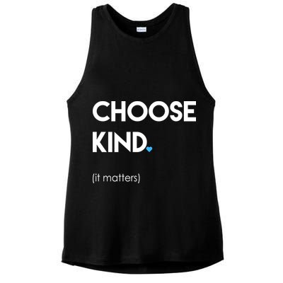 Choose Kind It Matters Ladies PosiCharge Tri-Blend Wicking Tank