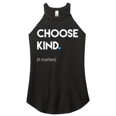 Choose Kind It Matters Women's Perfect Tri Rocker Tank