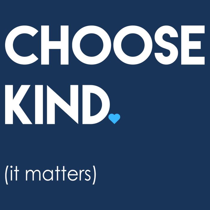 Choose Kind It Matters Drawstring Bag