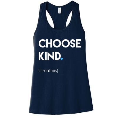 Choose Kind It Matters Womens Tank Top