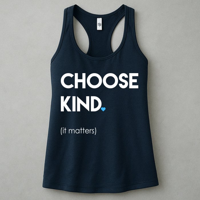 Choose Kind It Matters Womens Tank Top