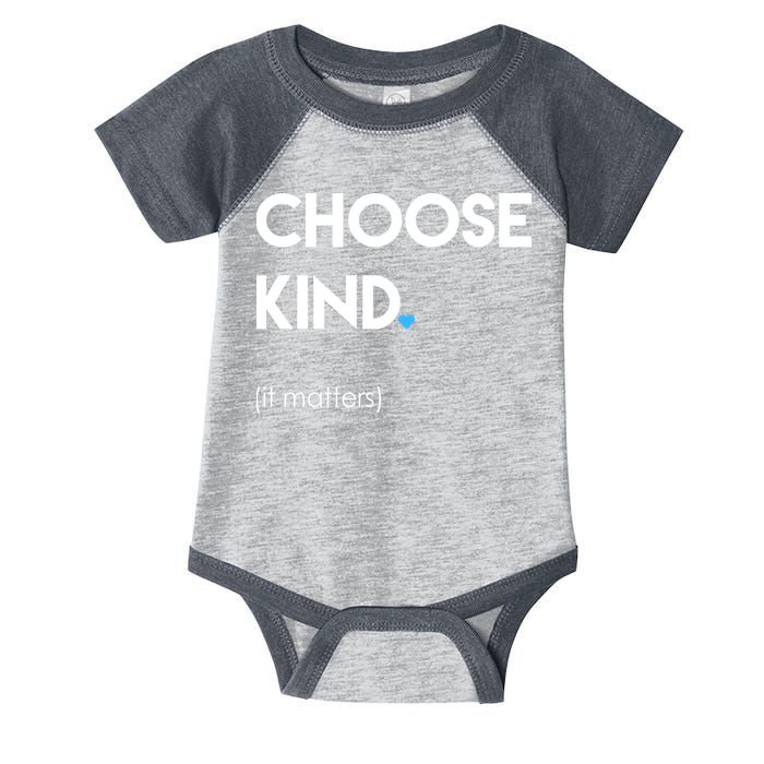 Choose Kind It Matters Infant Baby Jersey Bodysuit