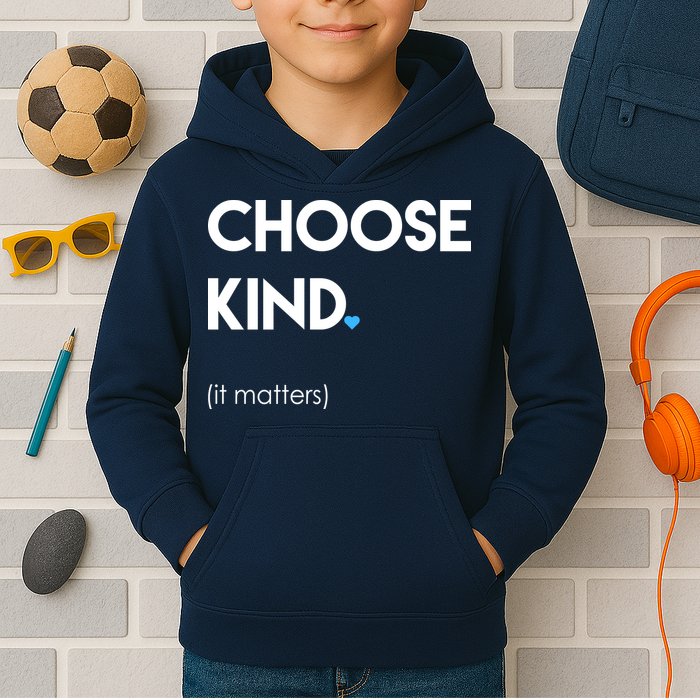 Choose Kind It Matters Kids Hoodie