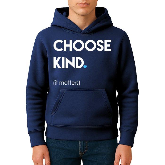 Choose Kind It Matters Kids Hoodie